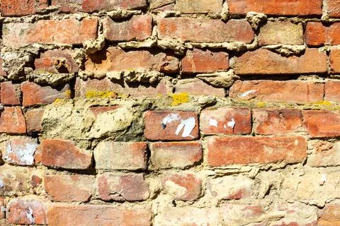 Brick wall background Stock Photos