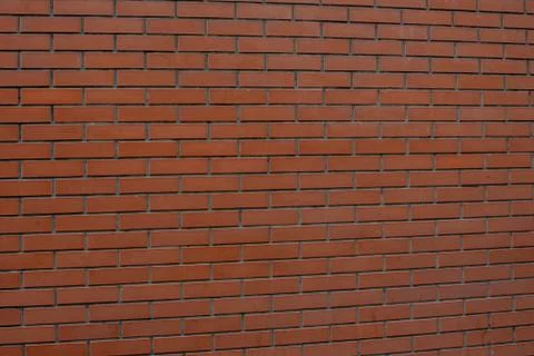 Brick wall background. Red brick. Tiled Red Brick Wall Stock Photos