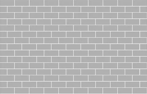 Brick wall background. Seamless brick wall texture. Vector illustration. Stockillustratie