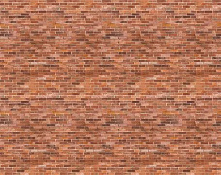 Brick Wall Background – seamless pattern backdrop Stock Photos
