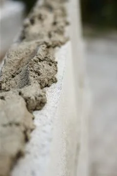Brick wall - background texture close up Stock Photos