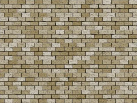 Brick wall background texture or wallpaper illustration Illustration
