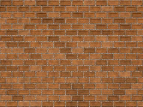 Brick wall background texture or wallpaper illustration Stock-Illustration