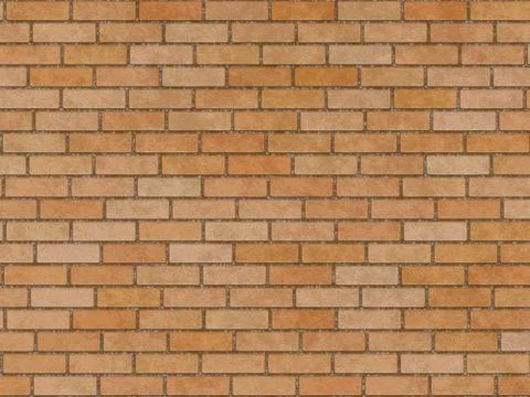 Brick wall background texture or wallpaper illustration Illustrazione stock