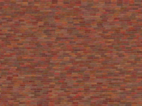 Brick wall background texture or wallpaper illustration Stock Illustration