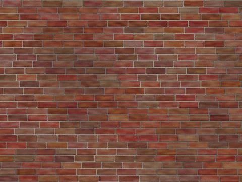 Brick wall background texture or wallpaper illustration Stock Illustration