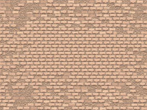 Brick wall background texture or wallpaper illustration Stock Illustration