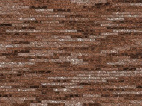 Brick wall background texture or wallpaper illustration Stock-Illustration