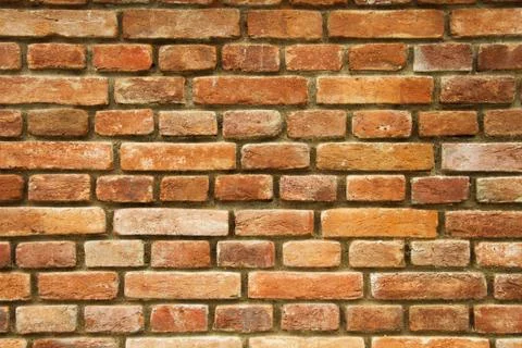 Brick wall background, texture Stock Photos