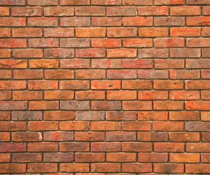 Brick wall background, texture Stock Photos