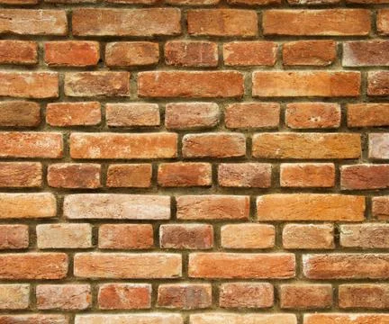 Brick wall background, texture Stock Photos