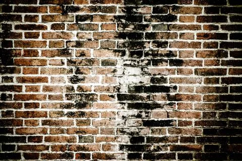 Brick wall background texture Foto stock
