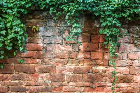 Brick Wall Background Texture Foto stock