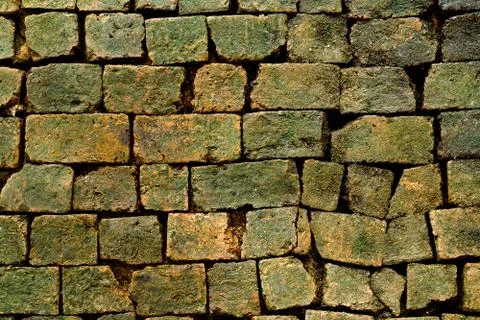 Brick wall background, texture Stock Photos