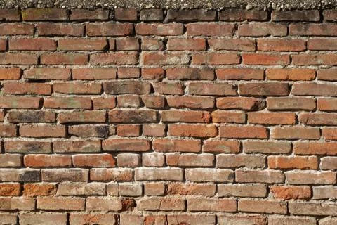 Brick wall background texture Foto stock