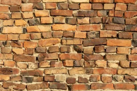 Brick wall, background, texture Foto stock