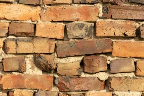 Brick wall, background, texture Stock Photos