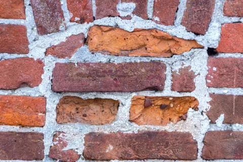 Brick wall, background, texture Stock Photos