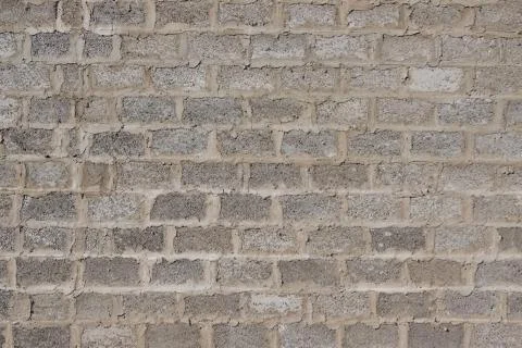 Brick wall. Background, texture of white brick. Foto stock