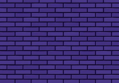 Brick wall background with tiled blue stones Illustrazione stock