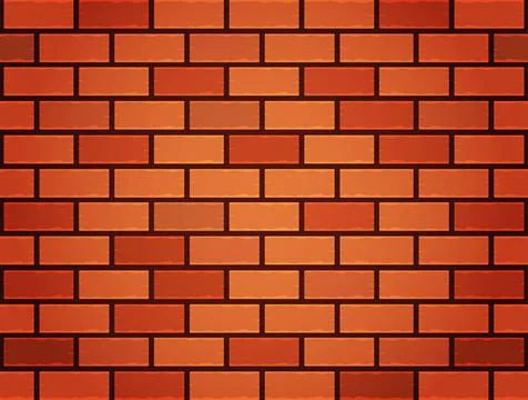 Brick Wall Background Vector イラスト素材