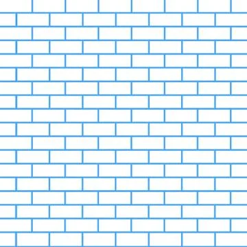Brick wall background, vector illustration. Stock Illustration