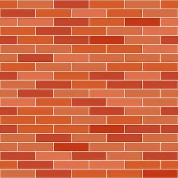 Brick wall background. Vector seamless pattern. イラスト素材