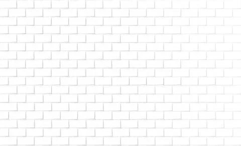 Brick wall background in white tone Stock Photos