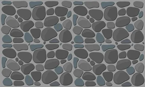 Brick wall, black white gray bricks wall texture background for graphic design 스톡 일러스트