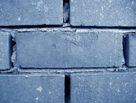 Brick Wall In Blue Stock Photos