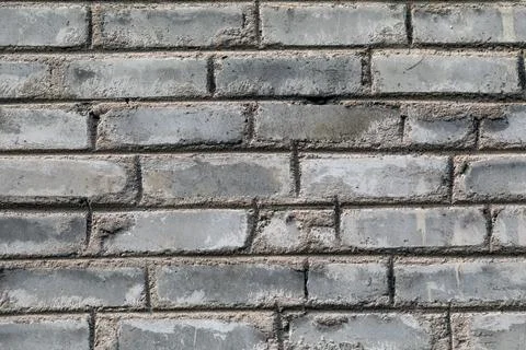 Brick wall. Brick texture. Brick background. The process of making a concrete Stock Photos