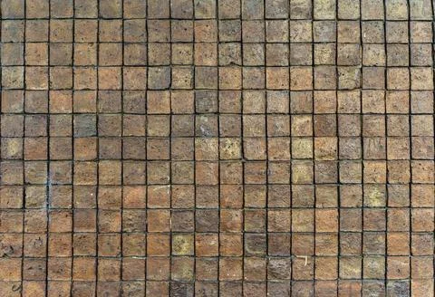 Brick wall. Brickwork from an old brick in a rustic style. Structure and pattern Stock Photos