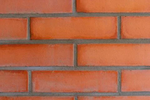 Brick wall. Brickwork. Red brick wall. Background. Stock-Fotos