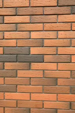 Brick wall of the building close-up 스톡 사진