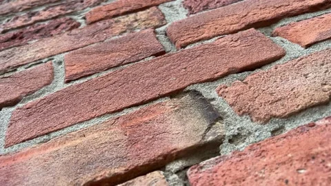 Brick wall of a building exterior Stock Footage 232040893
