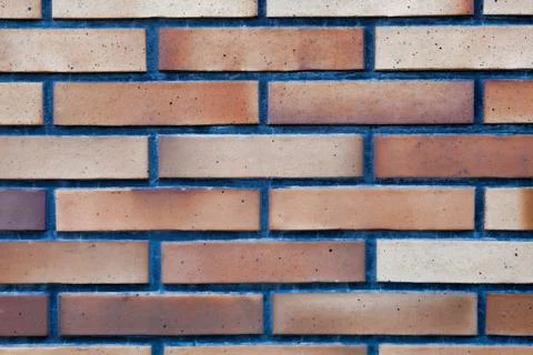 Brick wall, building facade surface as urban background Stock Photos