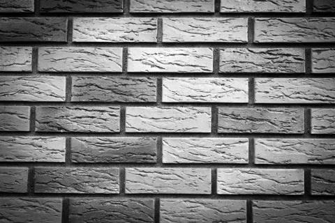 Brick wall close-up Stock Photos