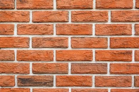 Brick wall close-up Stock Photos