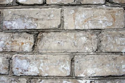 Brick wall close up Stock Photos