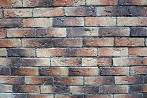 Brick wall close up Stock Photos