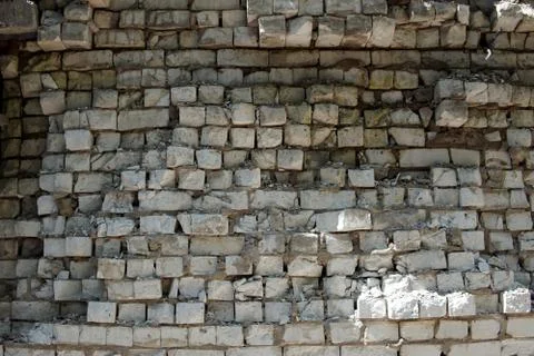 Brick wall close up Stock Photos