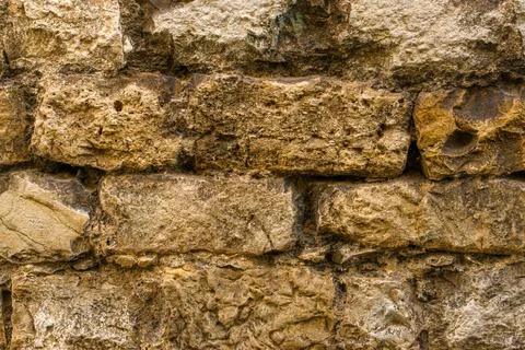 Brick wall close up Foto stock