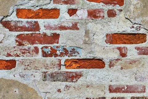 Brick Wall Closeup Foto stock