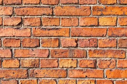 Brick Wall Closeup Stock Photos