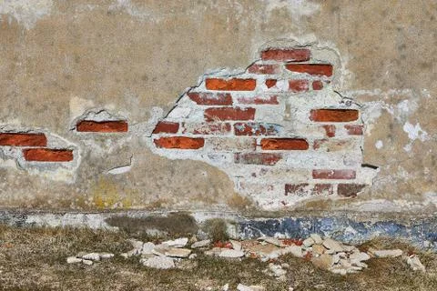 Brick Wall Closeup 스톡 사진