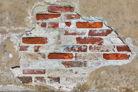 Brick Wall Closeup 스톡 사진