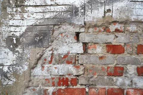 Brick Wall Closeup Foto stock