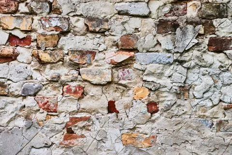 Brick Wall Closeup Stock Photos
