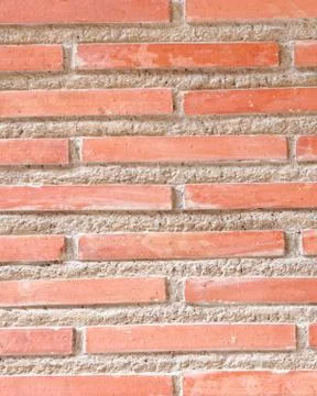 Brick wall closeup, seamless pattern background Stock Photos