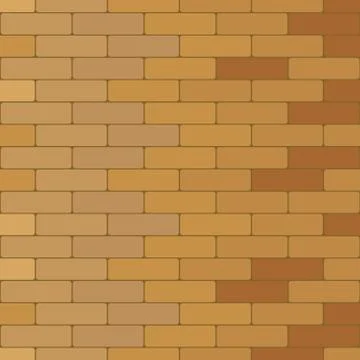 Brick wall.  Colorful brick vector texture background. Stock Illustration
